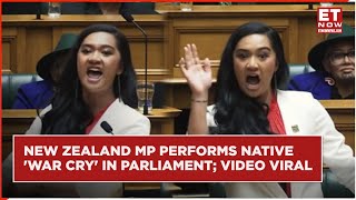 Viral  New Zealands Youngest MP Stuns Parliament With First Speech Performs Maori Haka [upl. by Saddler]