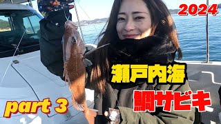 瀬戸内海鯛サビキpart 3❗2024年1月2日 [upl. by Arama467]