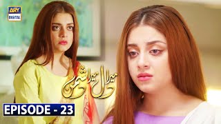 Mera Dil Mera Dushman Episode 23  ARY Digital Drama [upl. by Einnej125]