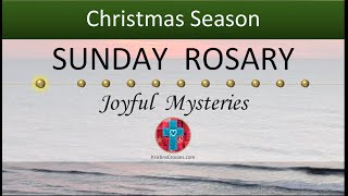 Sunday Rosary • Joyful Mysteries of the Rosary 💙 January 7 2024 VIRTUAL ROSARY [upl. by Nallad]