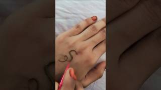 S latter heart tattoo mehandi design ll stylish s name tattoo design on handshorts videomehndi [upl. by Ayhtak992]