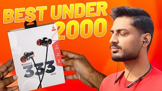 boAt Rockerz 333 ANC Unboxing amp Review  Premium Neckband Under ₹2000 [upl. by Ernie]