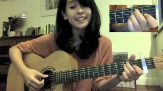 Tahu Diri Guitar Tutorial by Maudy Ayunda [upl. by Enehpets]