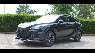 2024 LEXUS RX 350 F SPORT CAVIAR WITH RED L64639 POC AT LEXUS 2512097833 [upl. by Weirick]