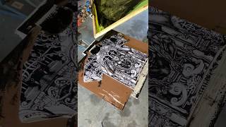 gargoyle all over printing serigraphy screenprint wearableart [upl. by Eugen]