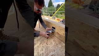 How to form water outlets to a warm deck roof how building diy howto roof build shorts tips [upl. by Livvyy]