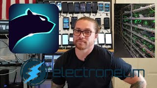 Phone Farm amp Chill Cheetah Keyboard Electroneum Mobile App Antminer Farm Phone Farm Update [upl. by Yclek557]