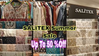 SALITEX SUMMER SALE UP To 50 Off Salitex Unstitched Stitched Suits Salitex New Collection 2024 [upl. by Akirdnuhs376]