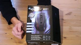 Unboxing Roccat Kone XTD Gaming Mouse Deutsch HD [upl. by Dwight]