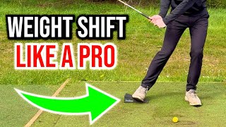 How To Shift Weight In The Downswing  Easy Drill [upl. by Rech595]