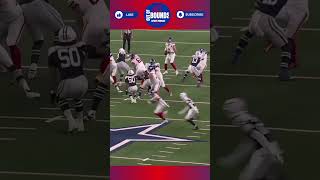 DeMarvion Overshowns Thanksgiving PickSix nfl football cowboys giants [upl. by Atteuqal]