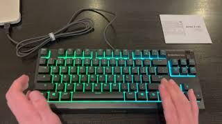 Steelseries Apex 3 TKL Keyboard Honest Review [upl. by Akema]