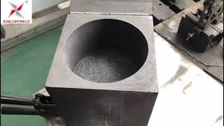 850 exothermic welding demonstrationreactionprocess exothermic exothermicreaction aluminum [upl. by Vogeley]