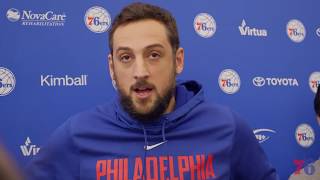 Marco Belinelli  Shoot Around 41418 [upl. by Hoxie]