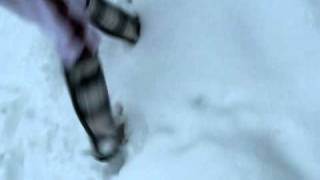 Mit GummistiefelRubberbootsWellies oder Rainboots im Schnee 1 [upl. by Olra]