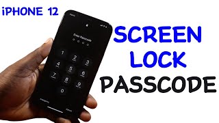 How to Add Screen Lock Passcode on iPhone 12 [upl. by Inek]