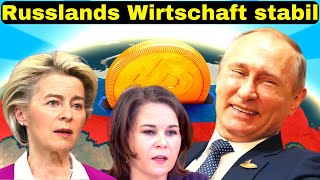 Sanktionen kläglich gescheitert Russlands Wirtschaft liefert immer bessere Zahlen [upl. by Ruthann181]