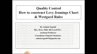 QC and Levey Jennings multi rules [upl. by Atram]