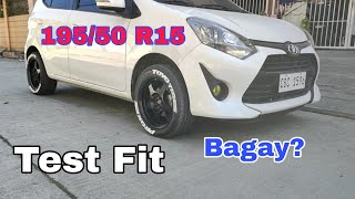 Rota Slipstream R15 19550 with Tire sticker  Toyota Wigo [upl. by Llewop]