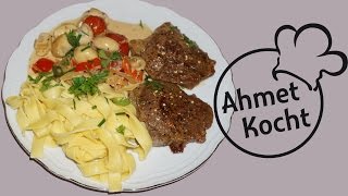 Rindersteak  AhmetKocht  kochen  Folge 190 [upl. by Nahtahoj]