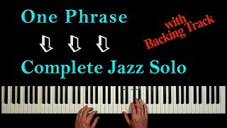 Learn ONE PHRASE to play a THRILLING JAZZ SOLO [upl. by Curnin]