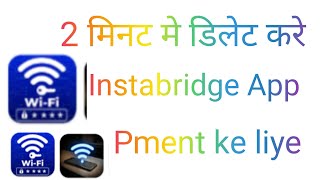 How too uninstall instabridge app on aneroid  instabridge app ko kaise delete kare 2025 [upl. by Akimet622]