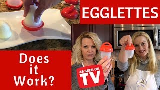 Egglettes Review  Does it work Hard boil eggs without the shell [upl. by Nnaes39]