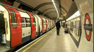 Northern Line 1995TS 51701 at Mornington Crescent [upl. by Enihpled]