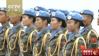 Chinese Peacekeepers Awarded UN Medal for outstanding service in South Sudan [upl. by Bascio]