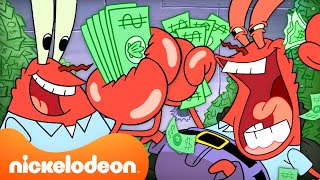 Mr Krabs Being the ULTIMATE Cheapskate 🤑  SpongeBob SquarePants  Nickelodeon UK [upl. by Eserrehs263]