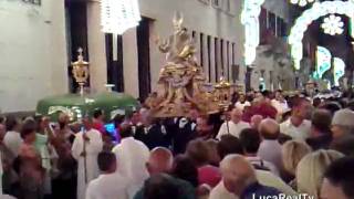 Lecce  Processione dei Santi Oronzo  Fortunato e Giusto  Ago 2009 [upl. by Llerrehs997]