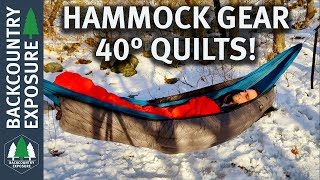 Hammock Gear Econ 40° Quilts  No More Ground Dwelling [upl. by Deeann]