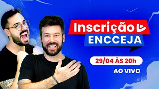 Inscrição ENCCEJA 2024  Passo a passo oficial AO VIVO [upl. by Lorrac558]