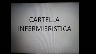 CARTELLA INFERMIERISTICA [upl. by Liagaba]