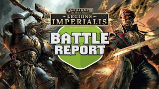 Space Wolves vs Solar Auxilia Legions Imperialis Battle Report Ep 1 [upl. by Adnauqaj]