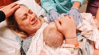 EMOTIONAL LIVE BIRTH Birth After Stillbirth our Emma is here [upl. by Ttergram]