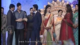 Superstar Mahesh and Namrata at Ram Charan  Upasana Reception [upl. by Thamos168]