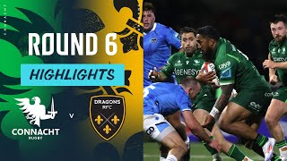 Connacht v Dragons  Highlights  Round 6  URC 202425 [upl. by Gwendolyn398]