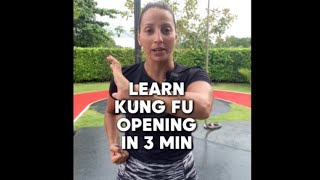 Learn Kung Fu Form Opening in 3 Min [upl. by Crispen]