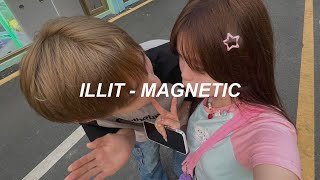 ILLIT 아일릿 ‘Magnetic’ Easy Lyrics [upl. by Ailegnave]