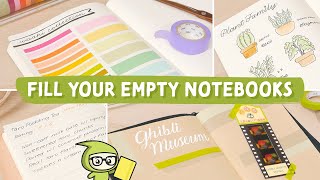 📚 10 Creative Ways to Fill Your Empty Notebooks [upl. by Aimek803]