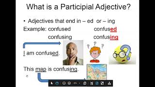 Participial Adjectives [upl. by Aymik]