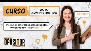 El acto administrativo 👉 Nulidad y anulabilidad 44 [upl. by Geiger]