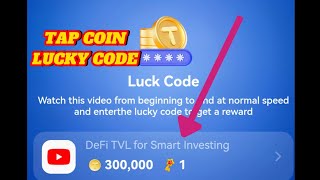 UNLOCK WEB3TVL Trends—Analyzing DeFis Total Value Locked for Smart Investing  Luck Code TapCoin [upl. by Lanae471]