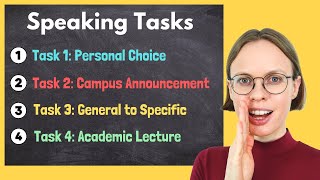 TOEFL Speaking  Tasks and Strategies for a High Score [upl. by Sella]