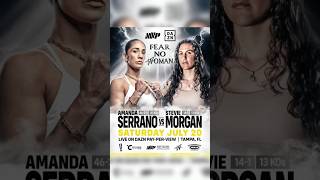 Amanda Serrano Dominates Stevie Morgan boxing boxer edit highlights ko shorts champion punch [upl. by Pavlish511]