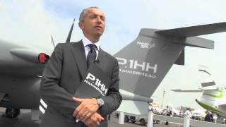 Piaggio Aero unveils its new P1 HH Hammerhead UAV [upl. by Katerina]