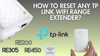 How to reset TP Link Wifi Extender  TPLink Repeater Reset [upl. by Enilatan]