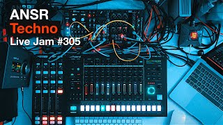 Techno Live Jam  305 with TR8S  Eurorack Modular [upl. by Thorsten]