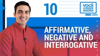 AULA DE INGLÊS 10 Affirmative negative and interrogative  Felipe Dib [upl. by Barry41]